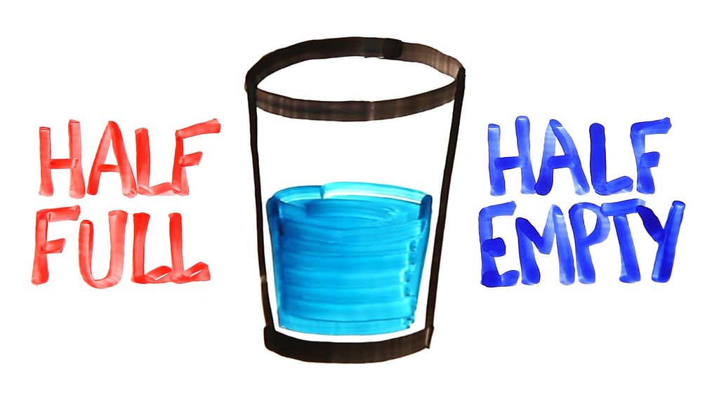 Is the glass half-full or half-empty?